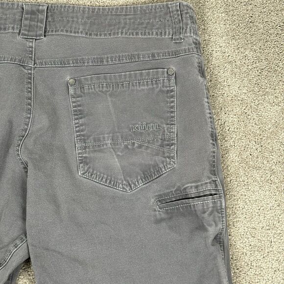 Kuhl Pants Mens 36x32 Gray Kanvus Jean Vintage Patina Dye Straight Leg Canvas - Picture 12 of 12
